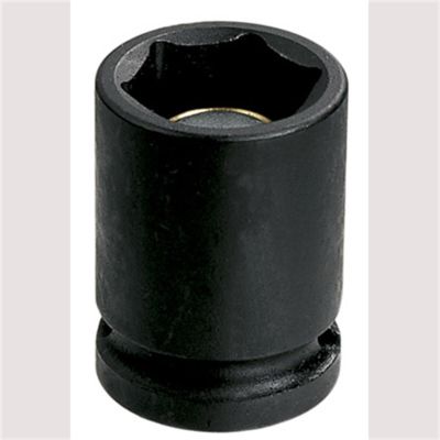GRE2024RG image(0) - Grey Pneumatic 1/2" Drive x 3/4" Magnetic Standard Socket