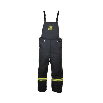 OBRTCG140B-BIB-3XL image(0) - OBERON Bib Overalls - Arc Flash - 140 Cal TCG Lightweight - Color: Black - Size: 3XL