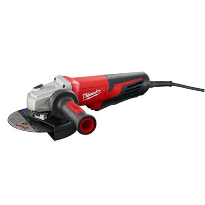 MLW6161-31 image(0) - Milwaukee Tool 13 Amp 6"   Small Angle Grinder  Paddle, No-Lock