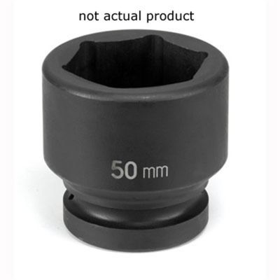 GRE4070M image(0) - Grey Pneumatic 1" Drive x 70mm Standard Socket