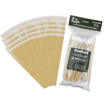 RDZ22300 image(0) - RamRodz .22 Caliber w/ 8" Bamboo Handle 300 pcs RamRodz