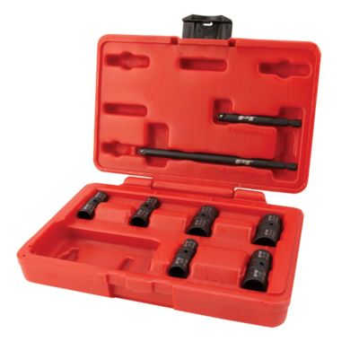 WLMM799 image(0) - Wilmar Corp. / Performance Tool 8 Piece 1/4" Drive Flip Socket Set