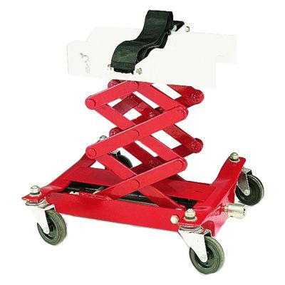 INT3160 image(0) - American Forge & Foundry Transmission Jack - Screw Rise - 450 Lbs. Capacity - 7 1/4" Min H to 22 1/2" High H - 1/2" Drive Ratchet Driven (Not Included)