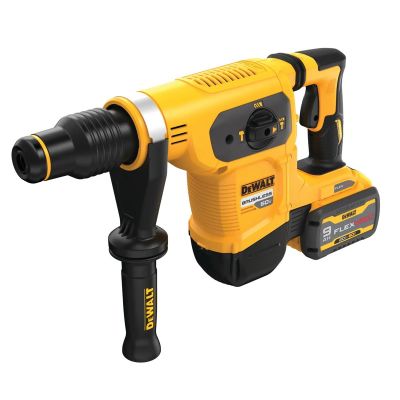 DWTDCH481X2 image(0) - DEWALT 60V MAX* XTREME Cordless Brushless 1-9/16 in SDS Max Rotary Hammer Drill Kit (2) FLEXVOLT Lithium Ion Batteries with Charger