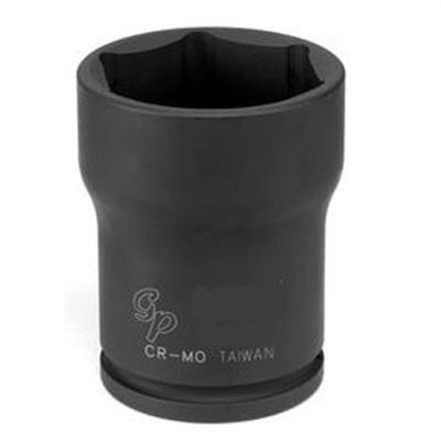 GRE2015MDG image(0) - Grey Pneumatic 1/2" Drive x 15mm Magnetic Deep Socket