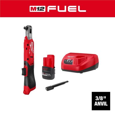 MLW3053-21 image(0) - Milwaukee Tool M12 FUEL 3/8 Inch Ratchet Kit