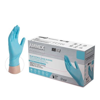 AMXAPFN42100 image(0) - Ammex Nitrile PF Exam Gloves S