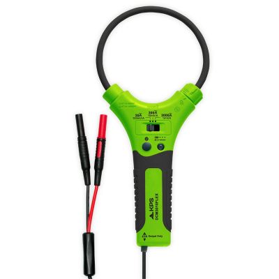 KPSDCM3010FLEX image(0) - KPS by Power Probe DCM3010FLEX TRMS Flexible Rogowski Coil Clamp Meter - 3000A AC, 457mm Coil, CAT IV 600V Safety Rated