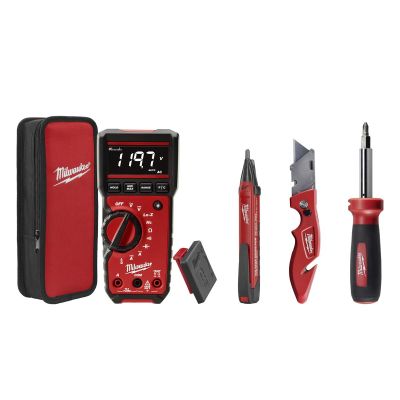 MLW2220-20 image(0) - Milwaukee Tool DIGITAL MULTIMETER ELECTRICAL COMBO KIT
