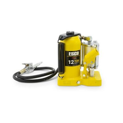 ESC10380 image(0) - ESCO Pro Series 12 Ton Air Hydraulic Bottle Jack