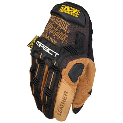 MECLMP-75-008 image(0) - Mechanix Wear Mechanix Wear M-Pact Leather Small 8  Tan/Black