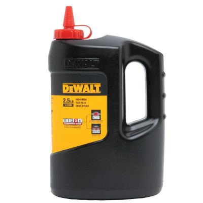 DWTDWHT47057 image(0) - DEWALT 1.15 kg / 2.5 lbs. Chalk - Red