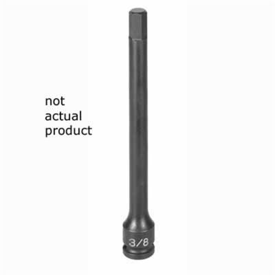 GRE19064M image(0) - Grey Pneumatic 3/8" Drive x 6mm Hex Driver 4" Length
