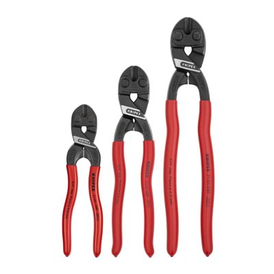 KNP002005US2 image(0) - KNIPEX 3 Pc CoBolt&reg; Compact Bolt Cutter Set