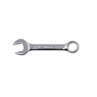 KTI41218 image(0) - K Tool International Wrench 9/16 Inch Combination Short 12 Point 15 Degree