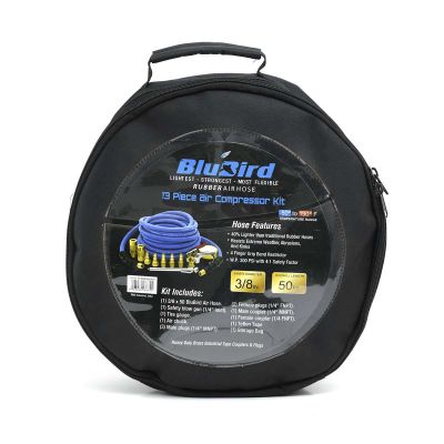 BLBBB3850KIT image(0) - BluBird Rubber Air Hose 10pc Kit