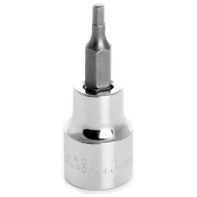 WLMW38893 image(0) - Wilmar Corp. / Performance Tool 3/8" Drive 3mm Hex Bit Socket