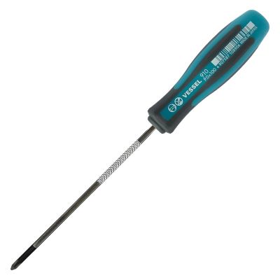 VES910P0100 image(0) - Vessel Tools No.910 MEGADORA Thin Shank Screwdriver PH0x100