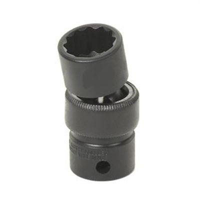 GRE1130U image(0) - Grey Pneumatic 3/8" Drive x 15/16"  Standard Universal- 12 Point Socket - Black