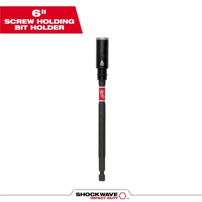 MLW48-32-7904 image(0) - Milwaukee Tool SHOCKWAVE Impact Duty 6 inch Screw Holding Bit Holder