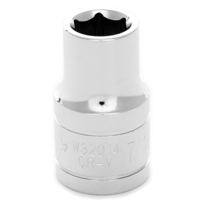 WLMW32014 image(0) - Wilmar Corp. / Performance Tool 1/2" Drive 7/16" 6pt Socket