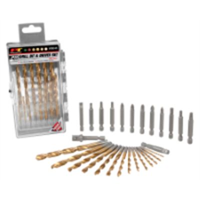WLMW9040 image(0) - Wilmar Corp. / Performance Tool 28 Piece Drill Bit and Driver Set