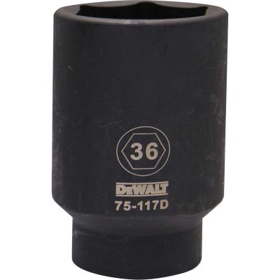 DWTDWMT75117OSP image(0) - DEWALT Dwmt 6Pt 1/2In Dr Dp Im Skt 36 Mm