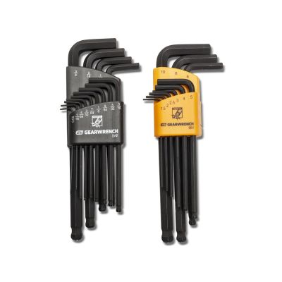 KDT83526 image(0) - GearWrench 22 Piece SAE/Metric Magnetic Ball End Long Arm Hex Key Set