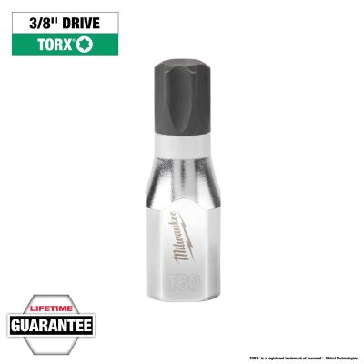MLW45-34-1019 image(0) - Milwaukee Tool 3/8" Drive T60 TORX Bit Socket