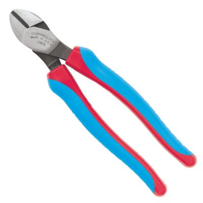 CHA338CB image(0) - Channellock 338CB 8 Inch CODE BLUE XLT Diagonal Cutting Pliers