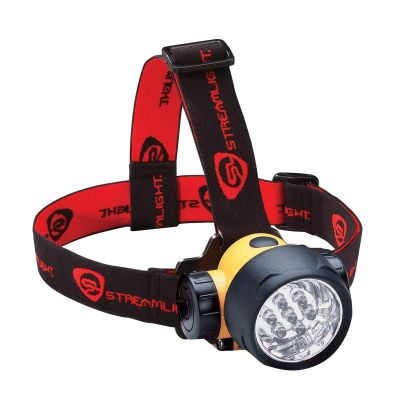 STL61052 image(0) - Streamlight Septor Div. 2 - Includes Alkaline Batteries, Rubber & Elastic Straps - Yellow
