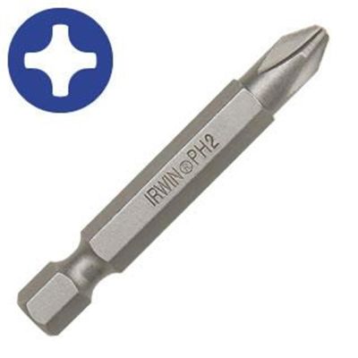 IRWIWAF26PH2 image(0) - Irwin Industrial Power Bit, No. 2 Phillips, 1/4 in. Hex Shank with
