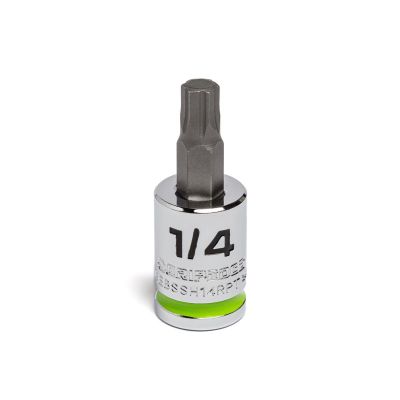 GETGEBSSH14RPT image(0) - Grip Edge Tools 1/4" 3/8" Dr Short RPT Hex Bit Socket