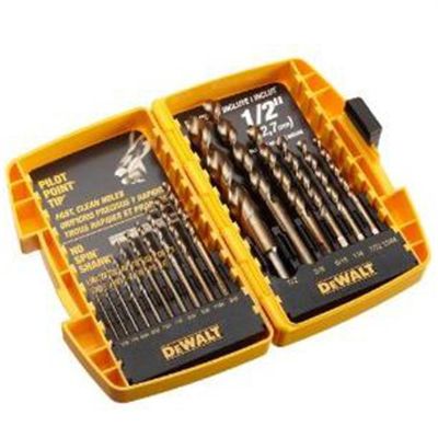 DWTDW1956 image(0) - DeWalt Pilot Point Drill Bt Set (16-Piece)