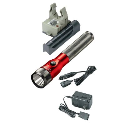 STL75612 image(0) - Streamlight Stinger LED - 120V/100V AC/12V DC PiggyBack Smart Charge - Red