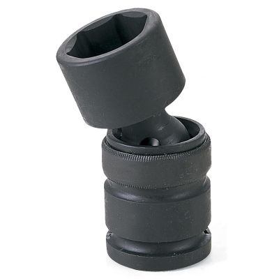 GRE3048U image(0) - Grey Pneumatic 3/4" Drive x 1-1/2" Universal Socket - Black