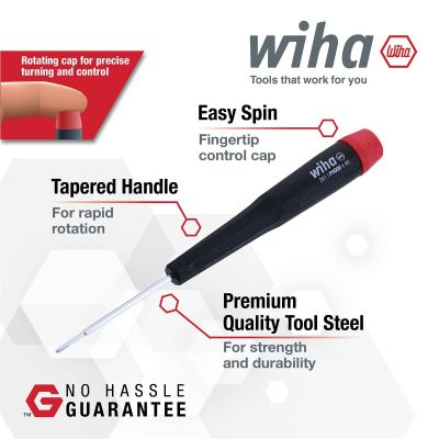 WIH26199 image(1) - WIHA Tools 8 Piece Precision Slotted and Phillips Screwdriver Set