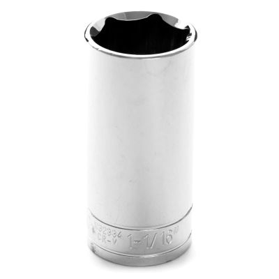 WLMW32334 image(0) - Wilmar Corp. / Performance Tool 1/2" Drive 1-1/16" 6pt Deep Socket