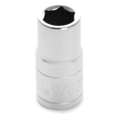 WLMW36009 image(0) - Wilmar Corp. / Performance Tool 1/4'' Dr 6pt Std. Socket 9/32"