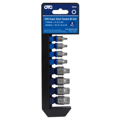 OTC5942 image(0) - OTC XZN "Super Short" Socket Bit Set (8pc)