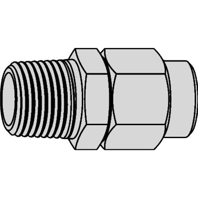 VAC19-958-1342 image(0) - Vacula Stream-Line Hose End 1/4" NPT