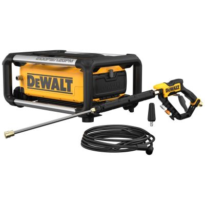 DWTDWPW2100 image(0) - DeWalt 2100 PSI 1.2 GPM 13 Amp Electric Jobsite Pressure Washer with Built-In Storage