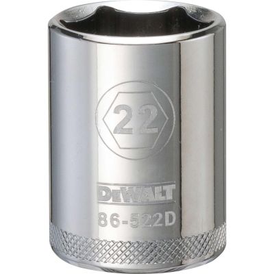 DWTDWMT86522OSP image(0) - DEWALT 001Pc 12Dr Socket-06Pt-22