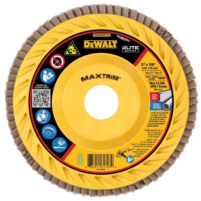 DWTDWA8284CTR image(0) - DEWALT 5 X 7/8 60G T27 ELITE CERAMIC TRIM FLAP