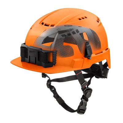 MLW48-73-1376 image(0) - Milwaukee Tool BOLT Orange Front Brim Vented Safety Helmet with IMPACT ARMOR Liner (USA) - Type 2, Class C