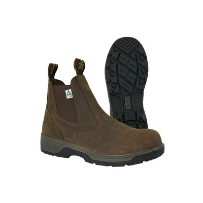 BTGBTCF12 image(0) - Blue Tongue Cigar Brown 6 in Safety Toe Slip On 12