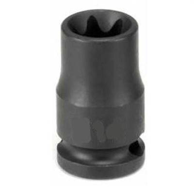 GRE1112ET image(0) - Grey Pneumatic 3/8" Drive x E12 External Star Impact Socket