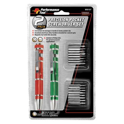 WLMW9157 image(0) - Wilmar Corp. / Performance Tool 2 Piece Precision Screwdrivers