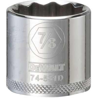 DWTDWMT74531OSP image(0) - DEWALT 001Pc 38Dr Socket-12Pt-7/8
