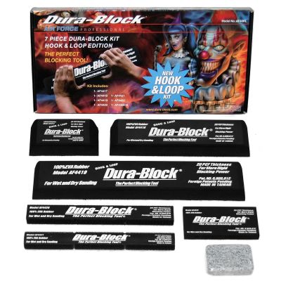 TADAF44HL-DW image(0) - Trade Associates 7pc Dura-Block Hook & Loop Sanding Blocks